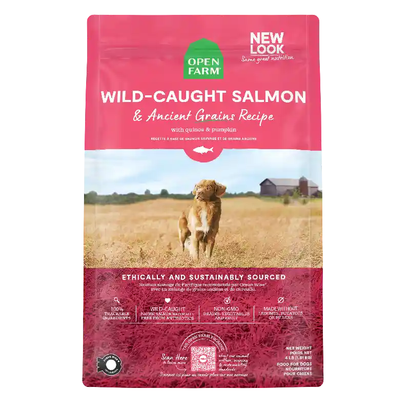 Open Farm Dog Ancient Grain Wild Slmn 22#