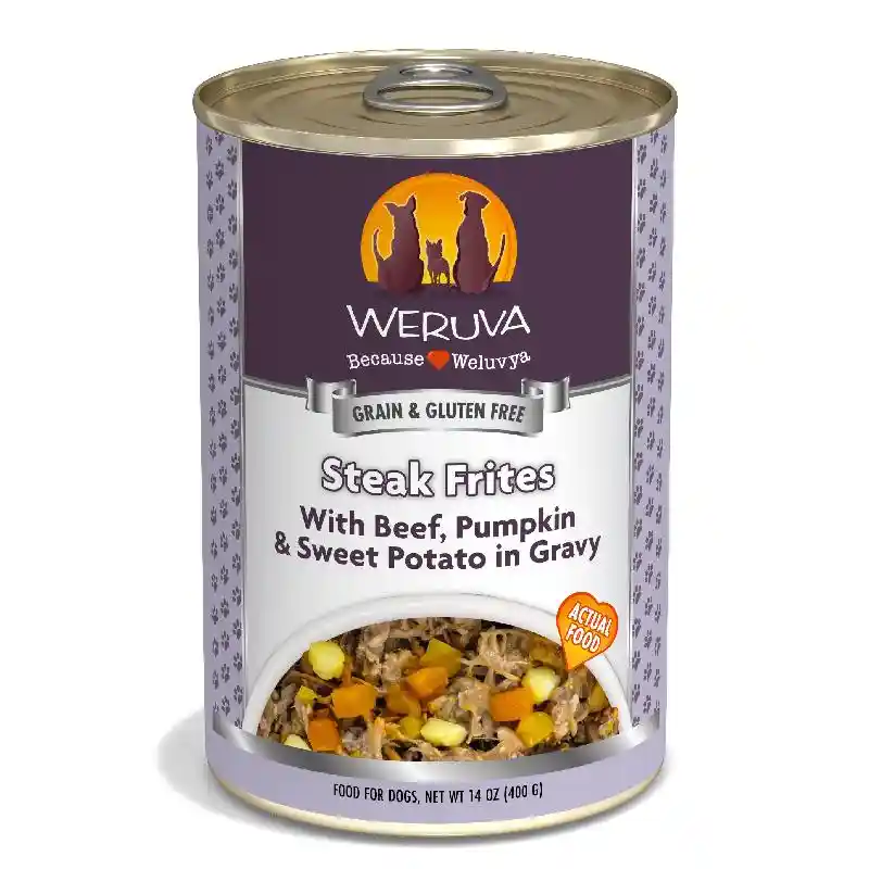 Weruva Dog Can Steak Frites 14-oz