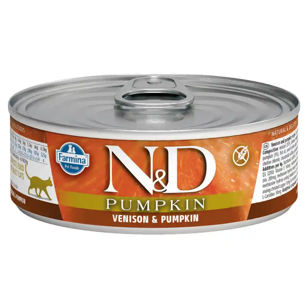 Farmina Cat Can 2.8-oz Ppkn Vensn & Apple