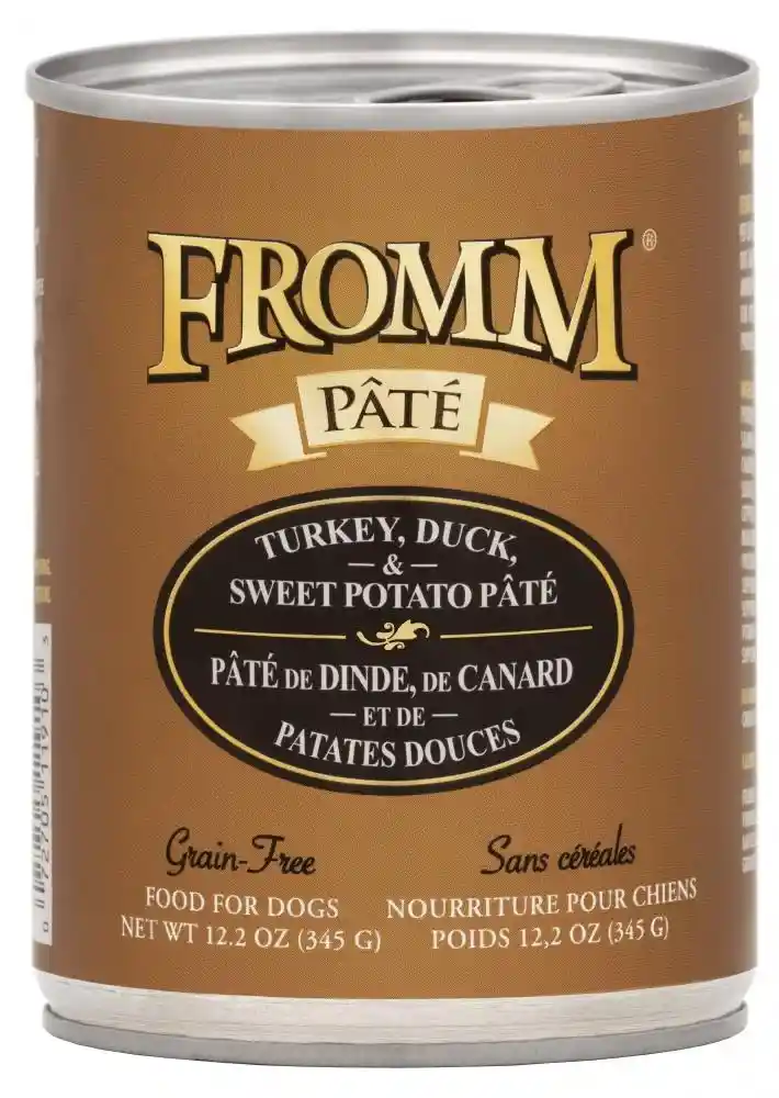Fromm Dog Can Pate Gold Trky, Duck & Swt Pot 12.2-oz
