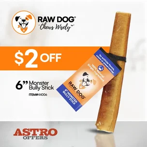 Raw Dog | $2.00 OFF…