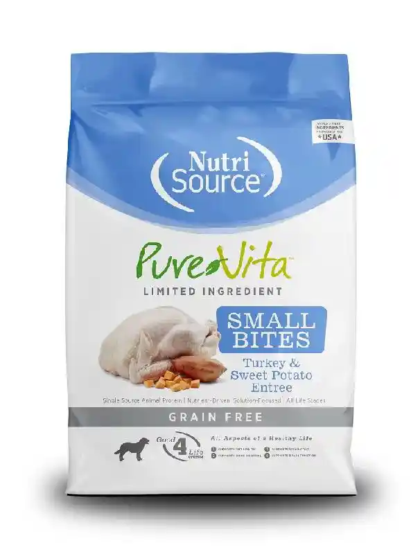 Pure Vita Dog Small Bite Trky 5#