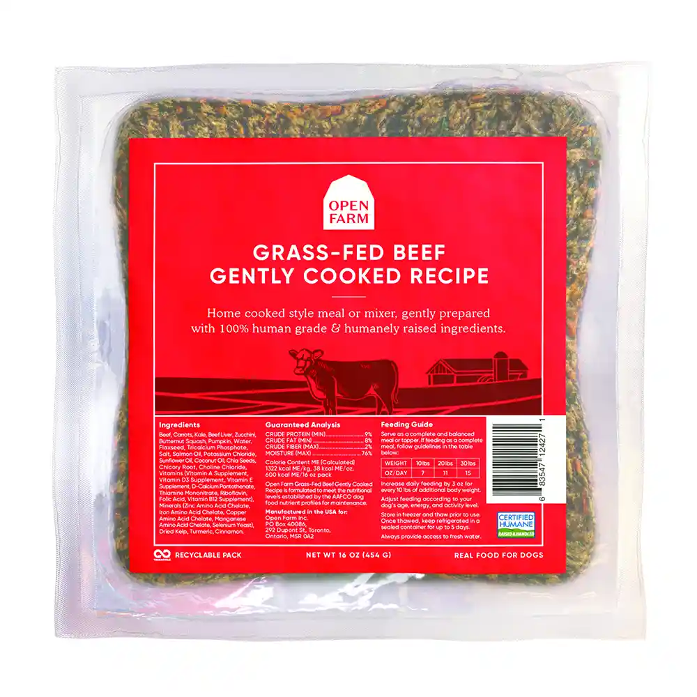 Open Farm Dog Frzn Gently Cooked Bf 16-oz
