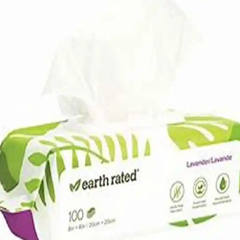 Earth Rated Dog Wipes Lavender 100 Ct