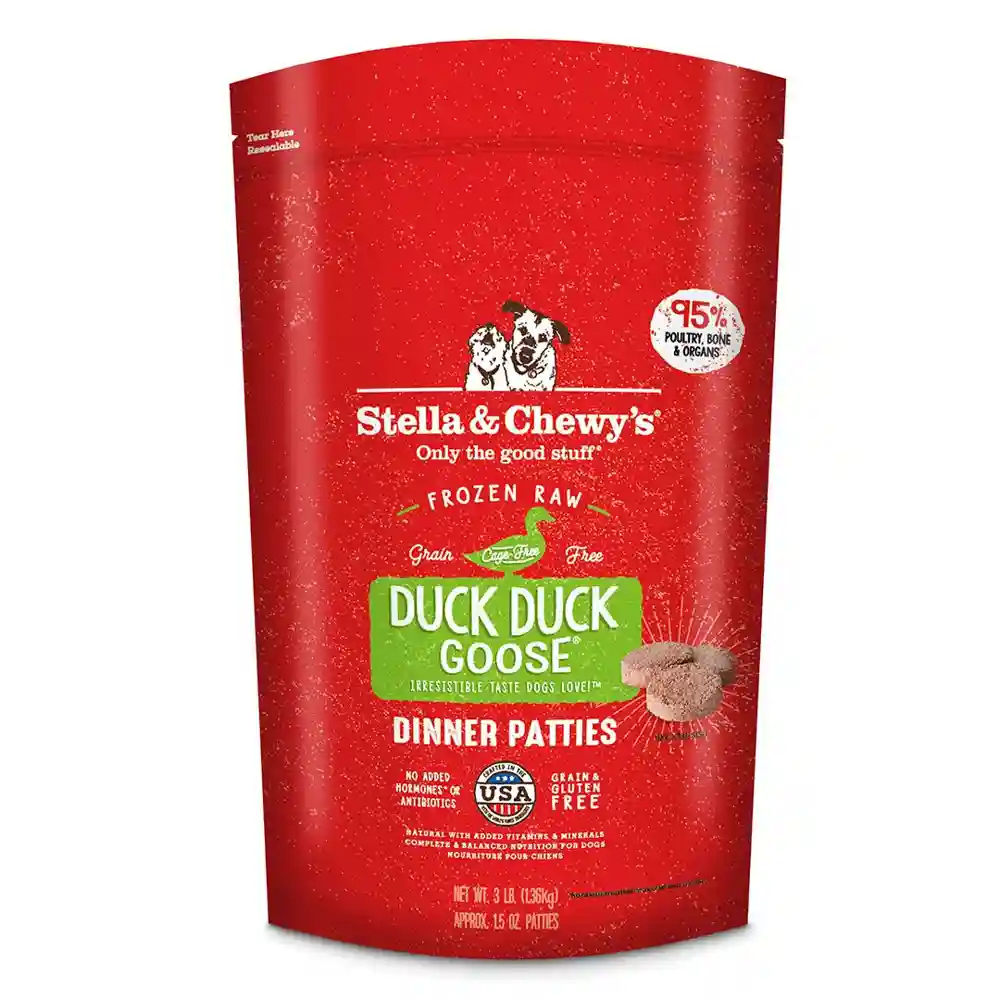 Stella & Chewy Dog Frzn Duck Goose 6#
