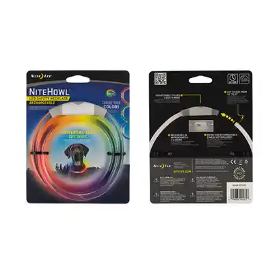 Nite Ize LED NiteHowl Rechargeable Safety Necklace Disc-o