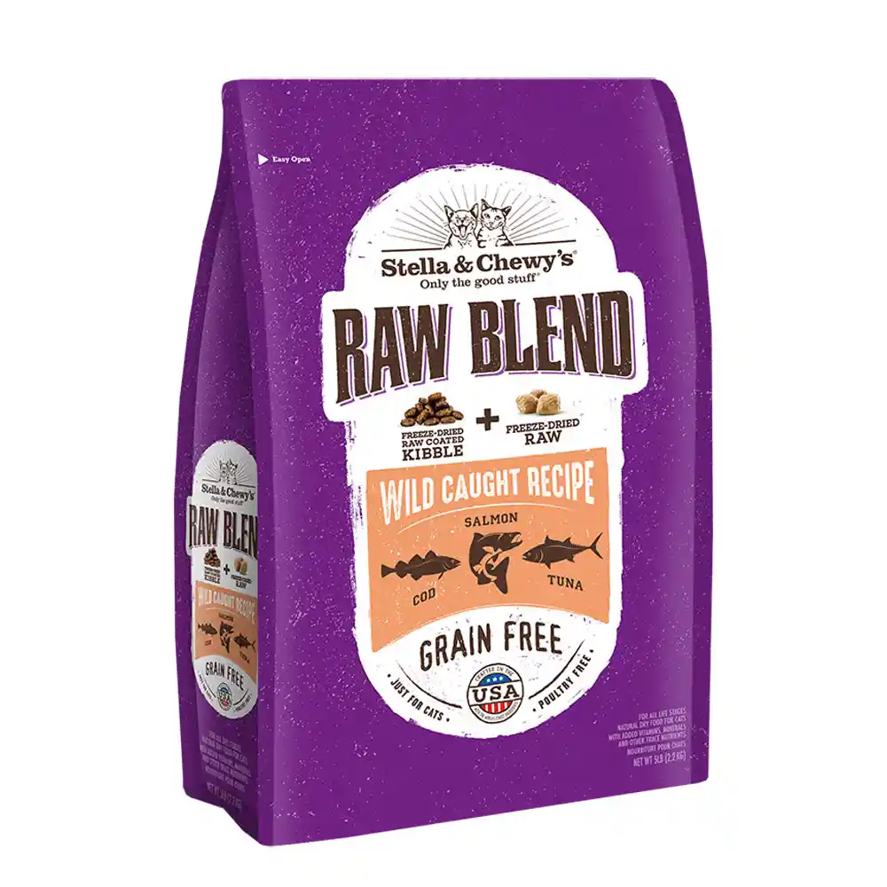 Stella & Chewy's Cat Raw Blend Wild Caught 5 Lb