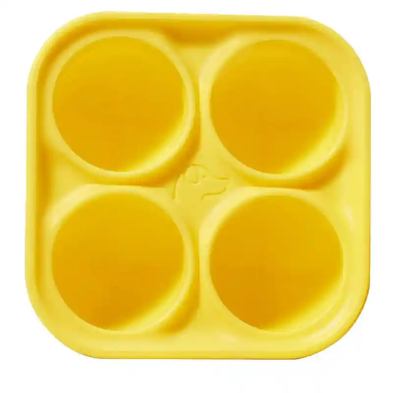 Woof Dog Toy Pupsicle Tray Yellow Large