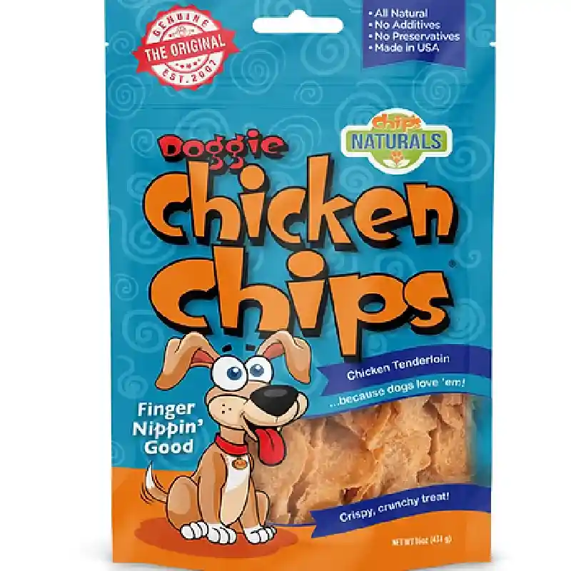 Doggie Ckn Chips 8-oz