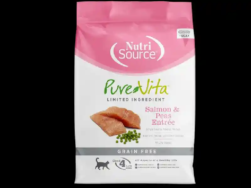 Pure Vita Cat Slmn Grain Free 15#