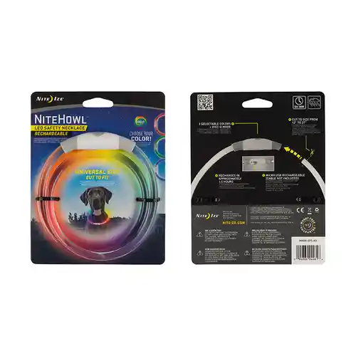 Nite Ize LED NiteHowl Rechargeable Safety Necklace Disc-o