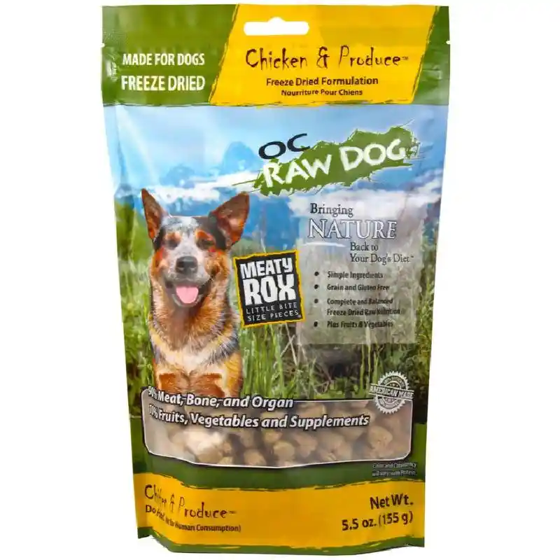 OC Raw Dog Freeze Dried Chicken Rox 5.5oz