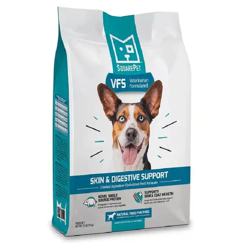 Squarepet Dog Dry Veterinarian Formulated Sensitive Skin & Digestive 4.4-lb