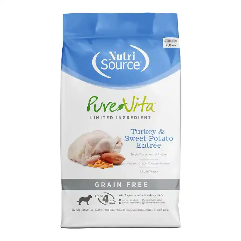 Pure Vita Dog Trky & Swt Pot 15#