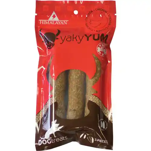 Himalayan Dog Chew Yaky Yum Chicken Dog Treats 3 Count Pack