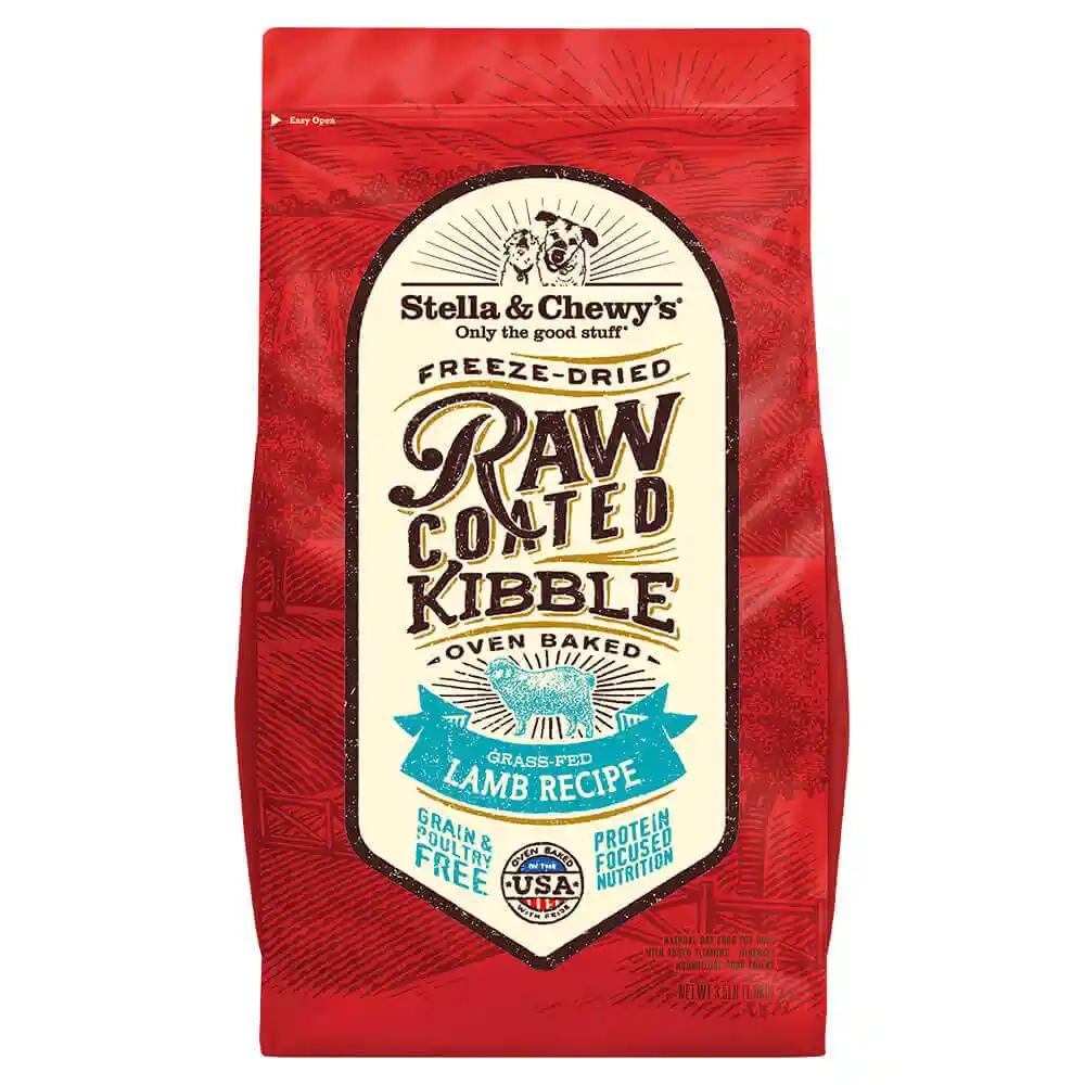 Stella & Chewy Dog Raw Coated Grass Fed Lamb 3.5#