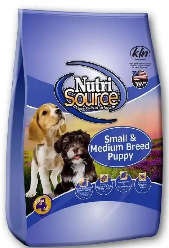 NutriSource Dog Ckn & Rice Puppy Sm/Med 5#