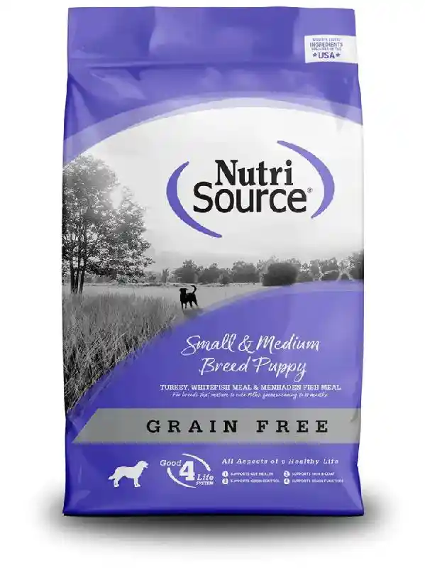 NutriSource Dog Chicken Pea GF Sm/Med Brd Puppy 4#