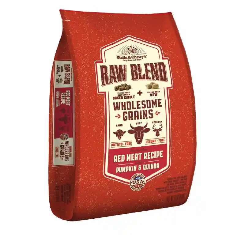 Stella & Chewy Dog Wholesome Grain Raw Blend Red Meat 22#