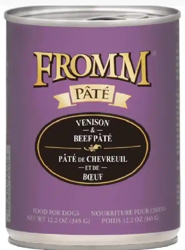Fromm Dog Can Pate Gold Vensn & Bf 12.2-oz