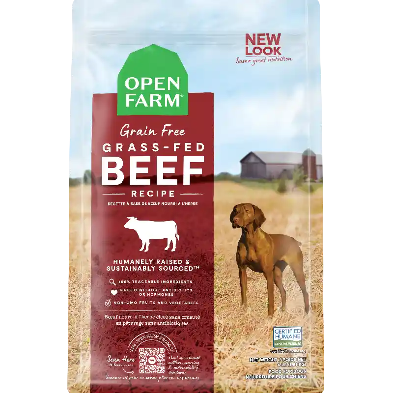 Open Farm Dog GF Grass-Fed Bf 11#
