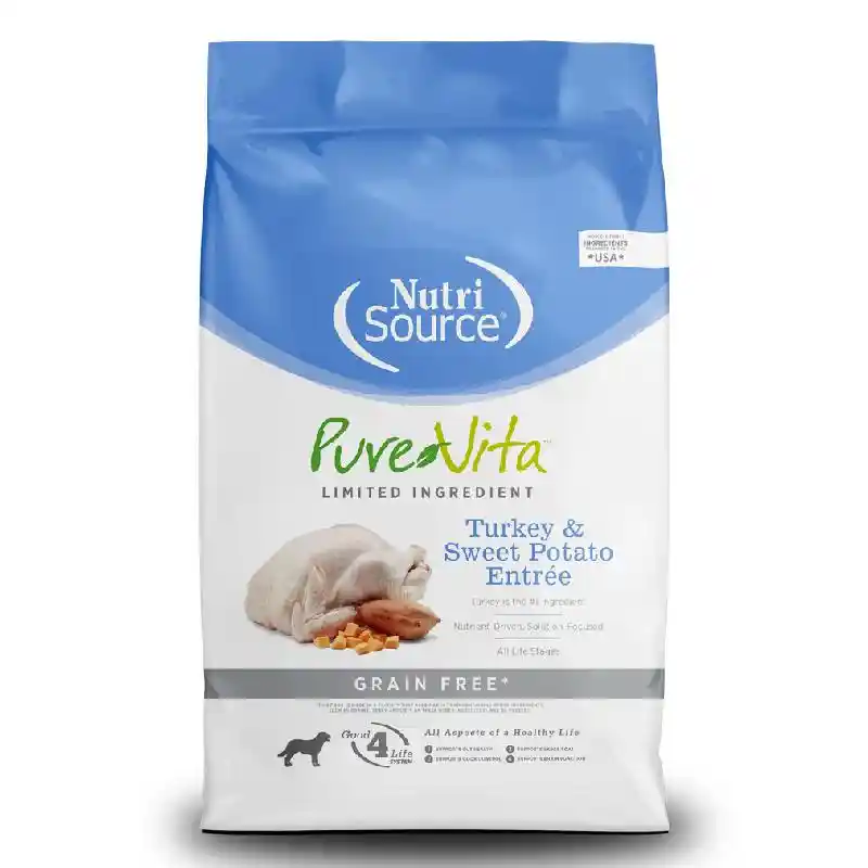 Pure Vita Dog Trky & Swt Pot 25#