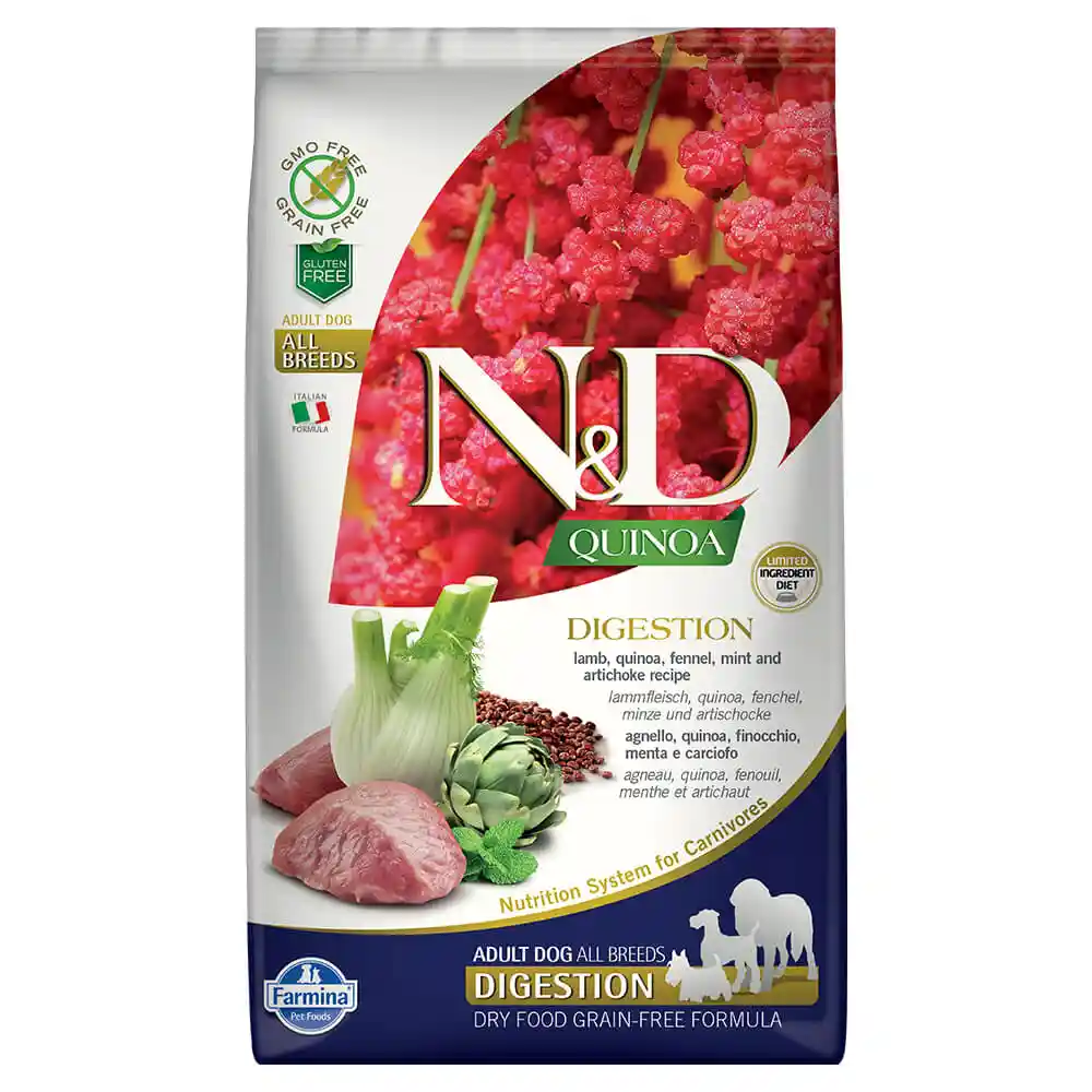 Farmina Dog Adult Quinoa GF LID Digestion Lamb 5.5Lb