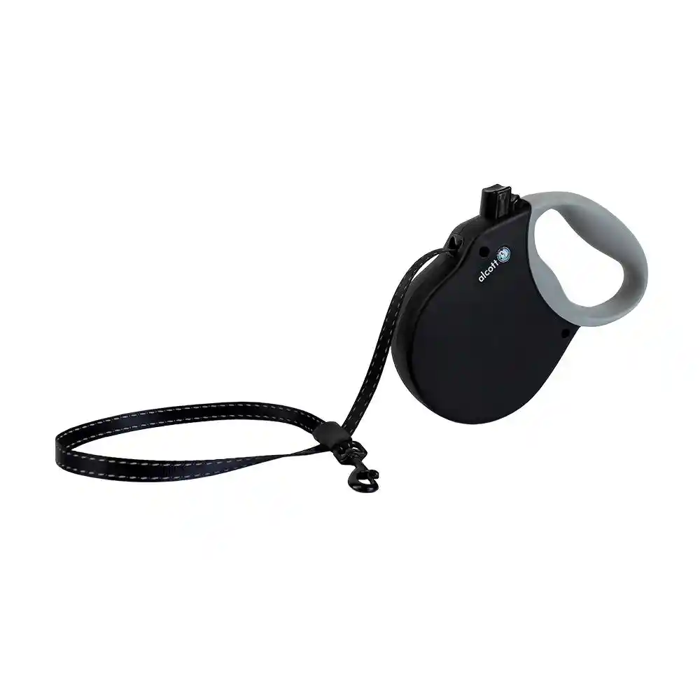Alcott Retractable Leash Blk Small