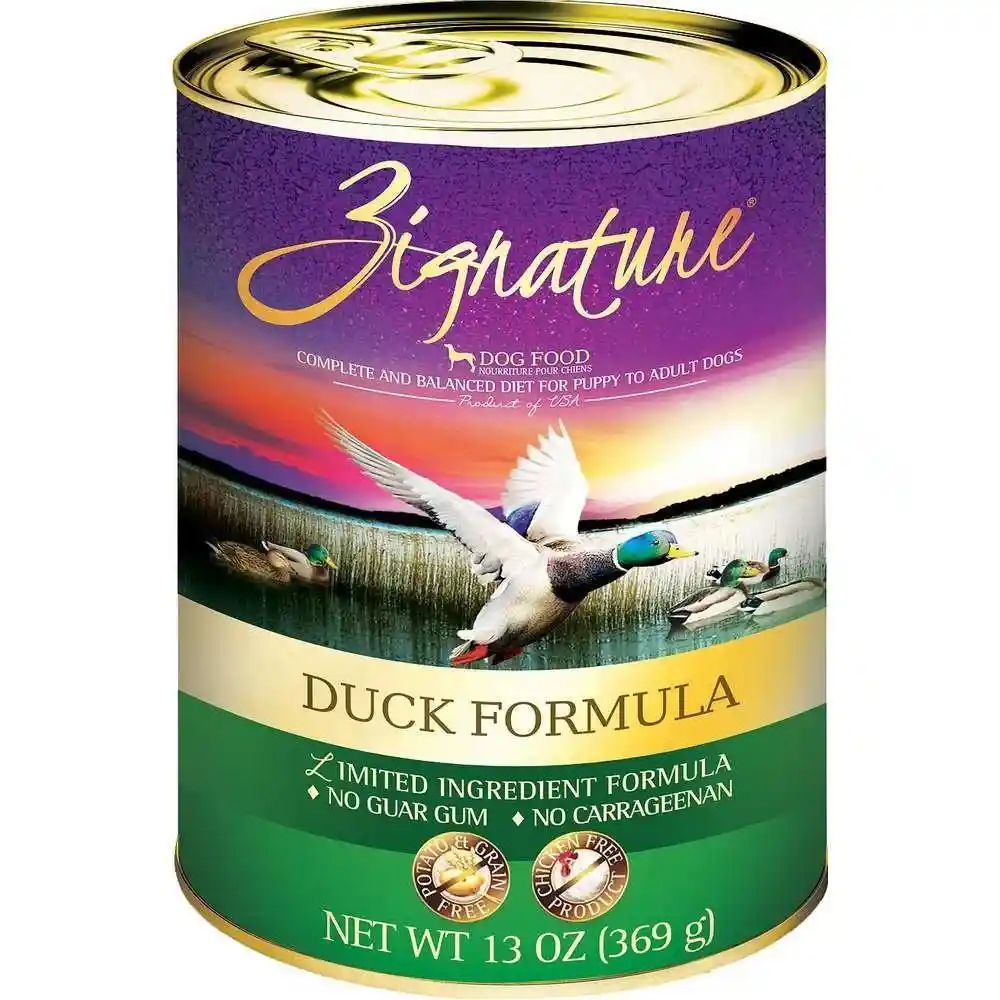 Zignature Dog Canned Duck 13-oz