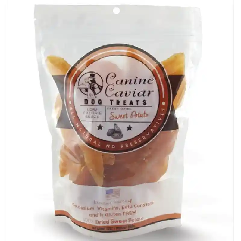 Canine Caviar Treats Dried Swt Pot 12-oz