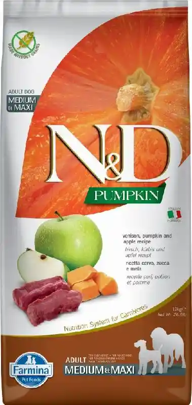 Farmina Dog Adult Ppkn Vensn & Apple Medium/Maxi 26.4
