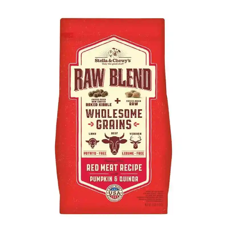 Stella & Chewy Dog Wholesome Grain Raw Blend Red Meat 3.5#