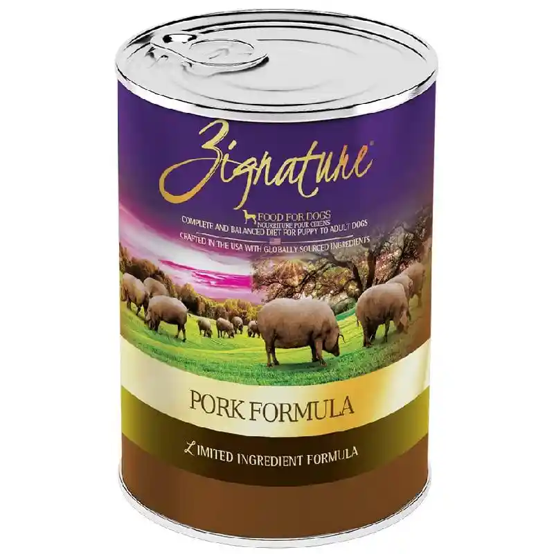 Zignature Dog Canned Pork 13-oz