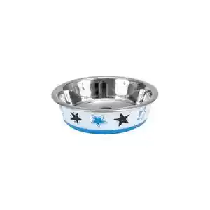 Coastal Bowl Cat Maslow Blue/White Stars