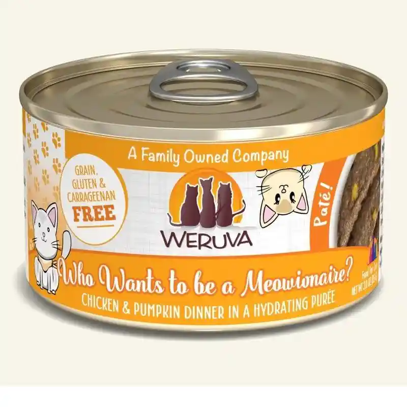 Weruva Cat Canned Meowionaire Chcken & Pumpkin 3oz