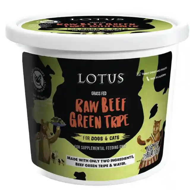 Lotus Dog & Cat Frzn Bf Green Tripe 25-oz