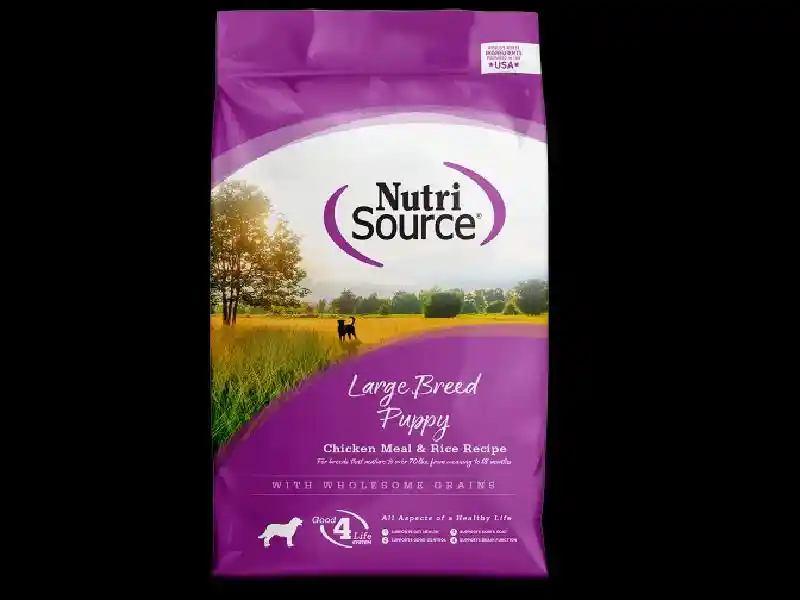 NutriSource Dog Ckn & Rice Puppy Large Breed 30#