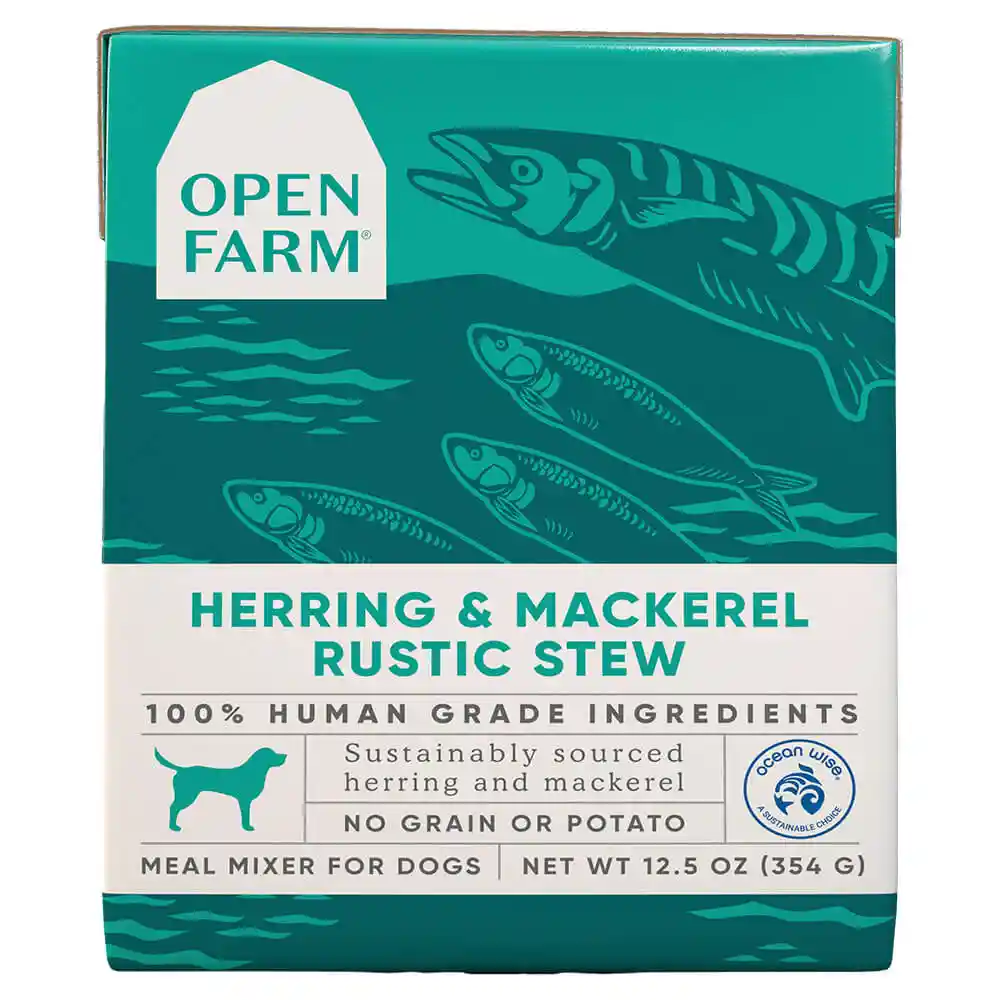 Open Farm Dog Rustic Stew Herring Mackerel 12.5-oz