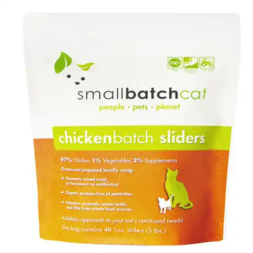 Small Batch Cat Frzn Ckn Sliders 3-lb