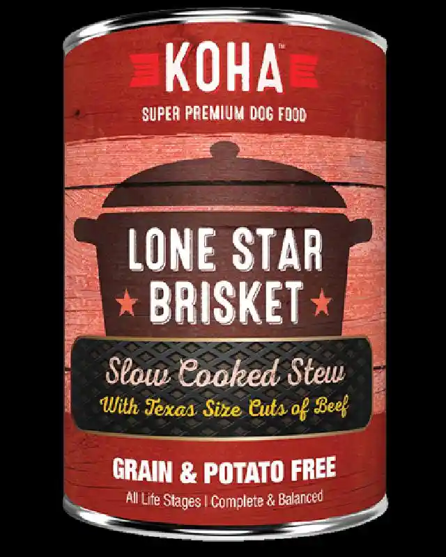Koha Dog Can Stew Lone Star Brisket