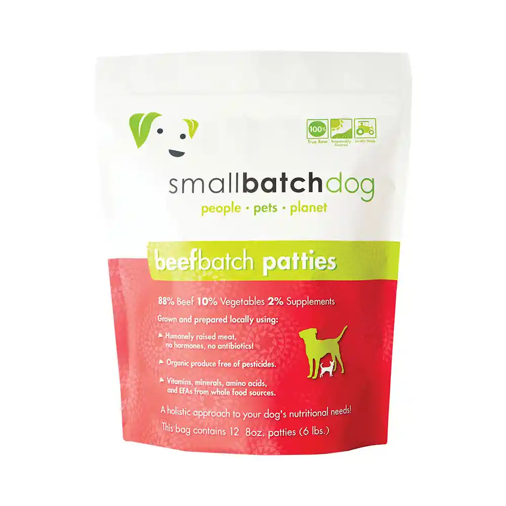 Small Batch Dog Frzn Bf Patties 6-lb