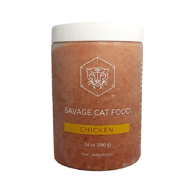 Savage Cat Frzn Ckn Large Tub 24-oz