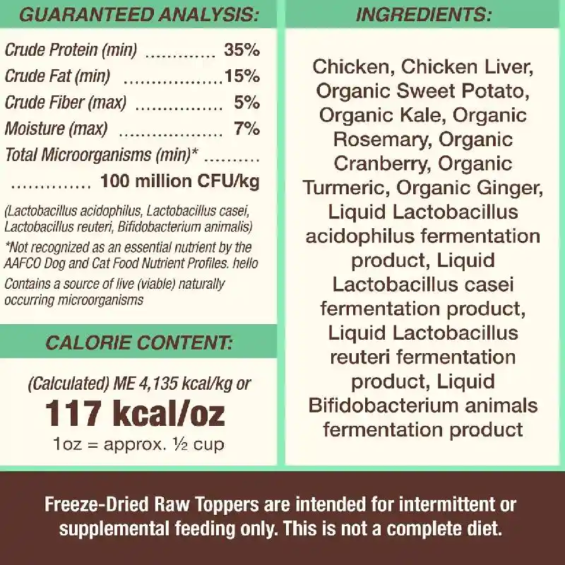 Primal Dog/Cat FD Topper Cupboard Cuts Ckn 3.5-oz