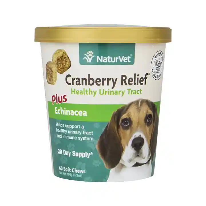NaturVet Cran Relief Chews 60 Cnt
