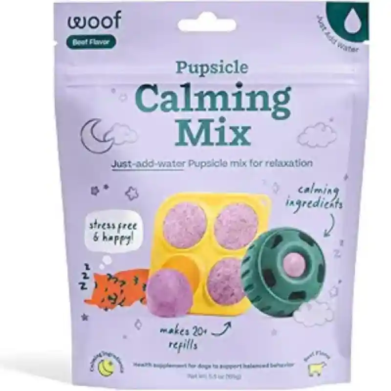 Woof Dog Treat Pupscicle Calming Mix 5.5oz