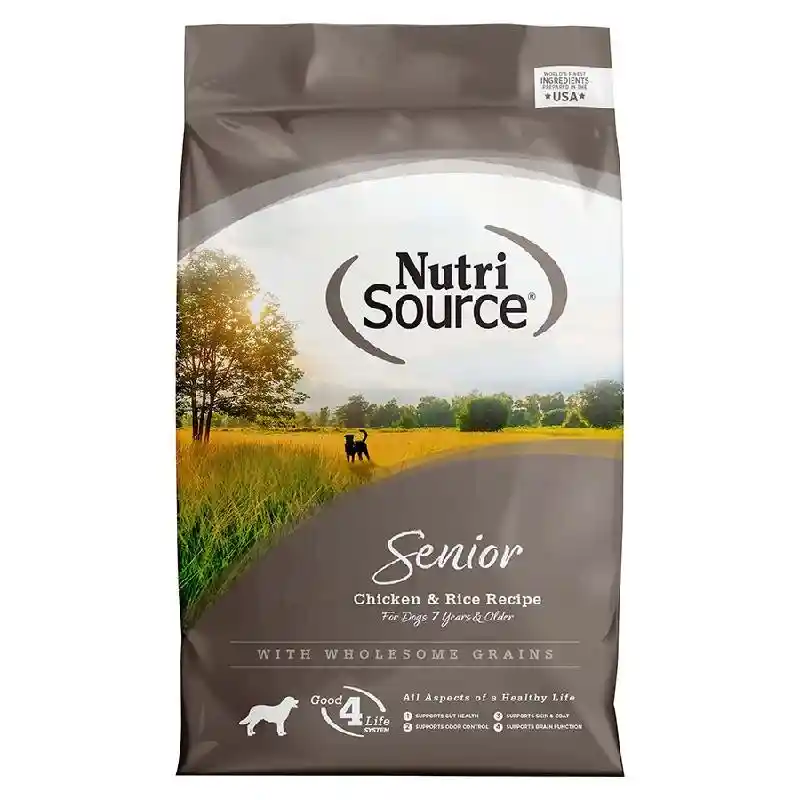 NutriSource Dog Ckn & Rice Senior 26#