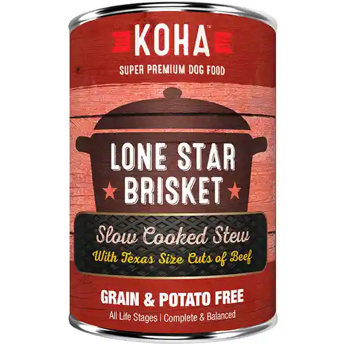 Koha Dog Can Stew Lone Star Brisket