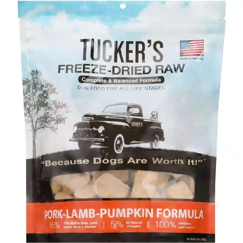 Tucker's Freeze Dried Pork Lamb 14oz
