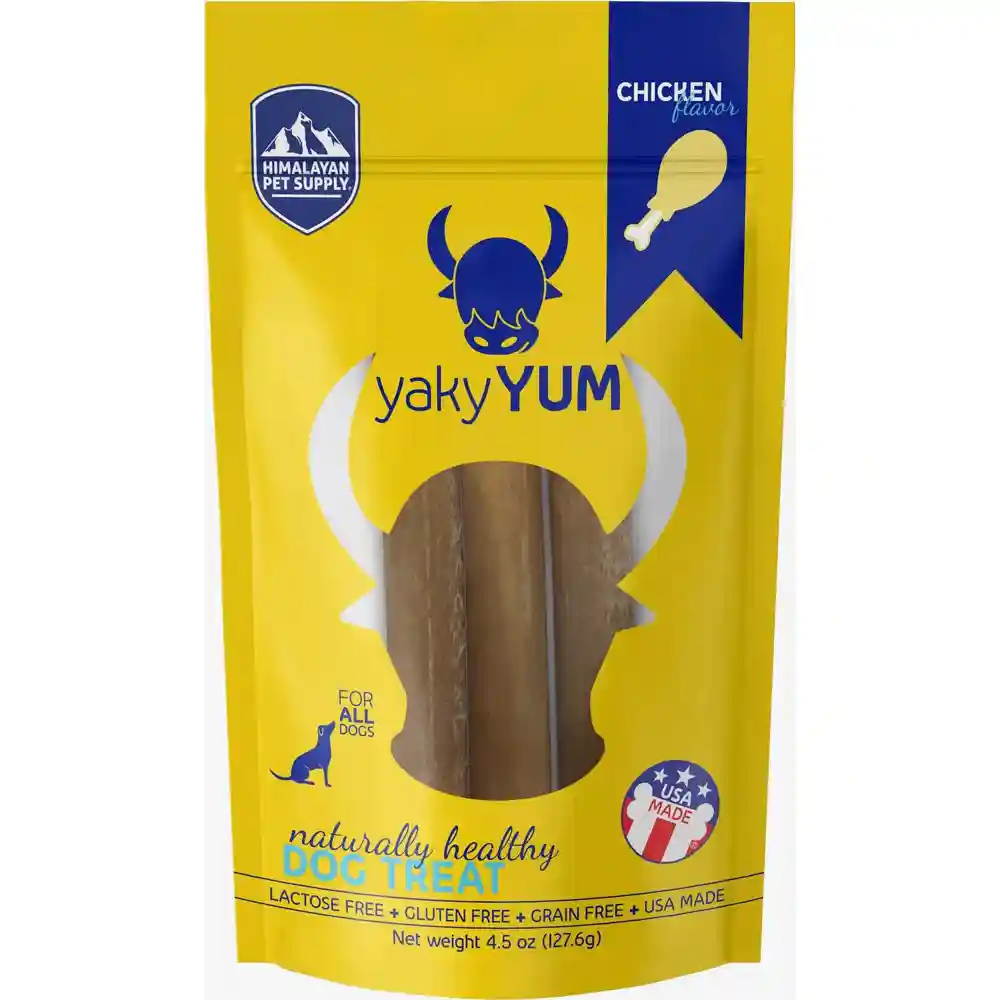 Himalayan Dog Chew Yaky Yum Chicken Dog Treats 3 Count Pack