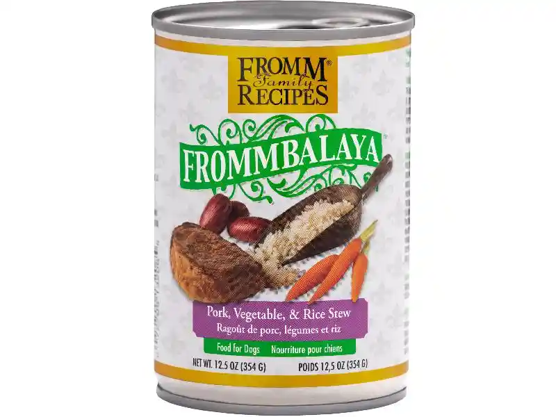 Fromm Dog Can Frommbalaya Pork Veg Rice Stew 12.5-oz